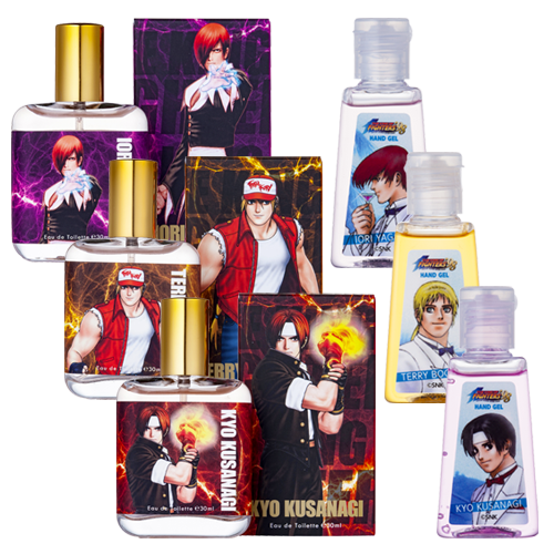 THE KING OF FIGHTERS’98 オードトワレ「草薙 京」「テリー・ボガード」「八神 庵」、ハンドジェル「草薙 京」「テリー・ボガード」「八神 庵」