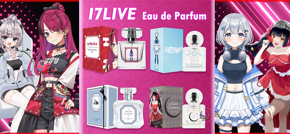 17LIVE (火織信華、海月ゆの、月守ルナ、蒼音はこ)